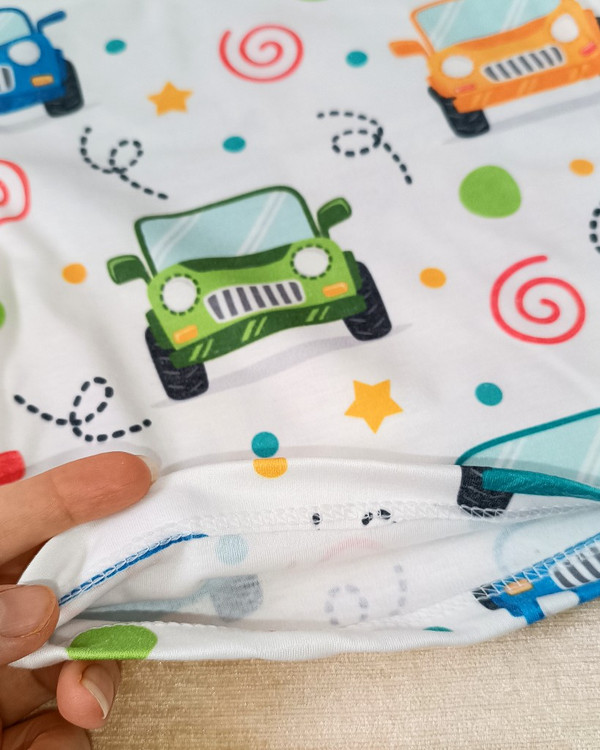 بلوز شلوار پسرانه طرح ماشین