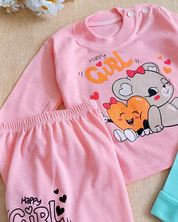 بلیز شلوار نخی کودکانه